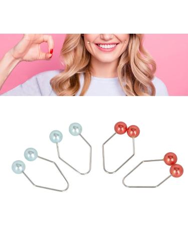 Dimple Maker Tool Easy to Use Upgraded Smile Muscle Exercise Dimple Trainer Practical for Facial Cheeks (Red + Blue) - Buy Online on SooperMarket.com