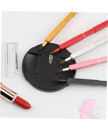 Didiseaon Travel Lip Brush Cosmetics Lip Brush Retractable Lip Brush Lip Brush Applicator Lipstick Brush Lipstick Applicator Makeup Lip Brush Makeup Brush Tool Red Earth Tones 9.3*1cm Red - Buy Online on SooperMarket.com