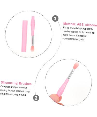 Healeved 30 Pcs Silicone Lip Brush Makeup Eyeshadow Lip Brush for Lipstick Abs - Buy Online on SooperMarket.com