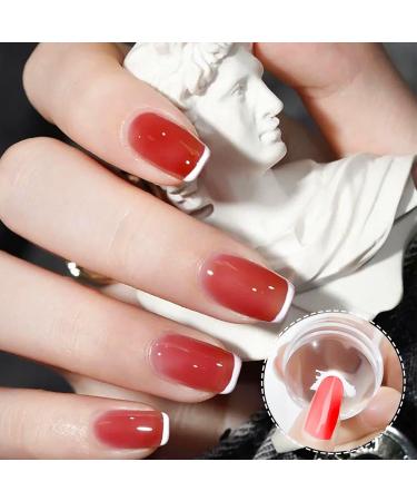 Silicone Nail Art Stamper Clear Jelly Kit - Stamping Tools for DIY French Tip Nails - Buy Online on SooperMarket.com
