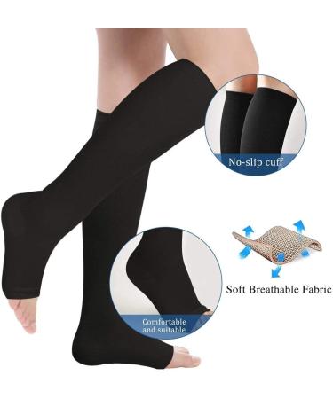3 Pairs XXL Compression Socks for Varicose Vein, Diabetic, Sports - Men's & Women's (Color: Zh420, Size: XXL EUR 43-47) - Buy Online on SooperMarket.com