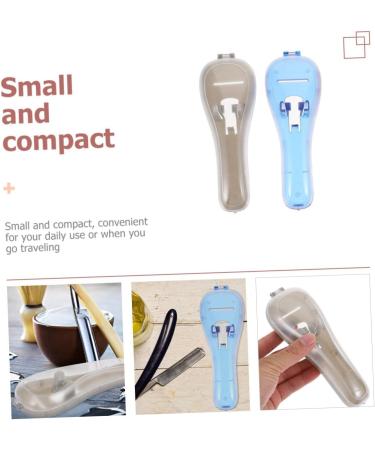 Magiclulu 4-Piece Razor Storage Box Set | Baby & Men's Shaving Cases | Travel Containers | Compact 16.5x6x3.5cm | Blue - Buy Online on SooperMarket.com
