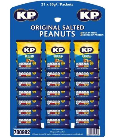 KP Original Salted peanuts Pub Card 21 X 50 G KP Original Salated - Buy Online on SooperMarket.com