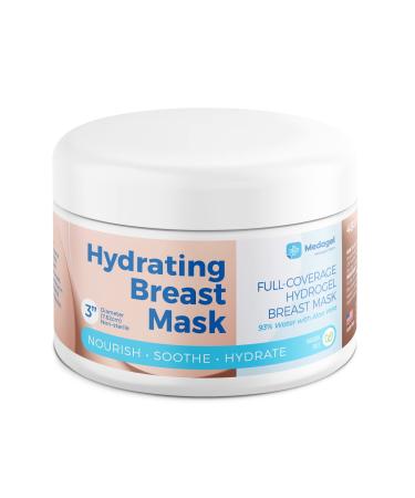 Hydrogel Pads for Breastfeeding Hydrating Breast Mask Instant Soothing & Cooling Relief for Sore Nipple 3'' Full Coverage Hypoallergenic & Paraben Free Postpartum Essentials 48 Ct