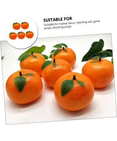Alipis 5pcs Orange Model Artificial Fruit Mini Decor Light House Decorations for Home Trendy Decor Lifelike Orange Decorations Lifelike Fruit High Simulation Toy Child Foam - Buy Online on SooperMarket.com