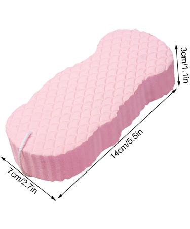 Super Soft Exfoliating Bath Sponge - Spa Scrub for Dead Skin Removal Skin-Friendly & Reusable Shower Sponge for Adults Babies & Pregnant Women - Buy Online on SooperMarket.com