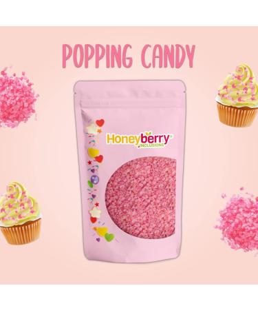 Cocoa Butter Coated Pink Popping Candy 100g - Unflavoured & Natural for Cake Decoration - Pack of 1 - Buy Online on SooperMarket.com