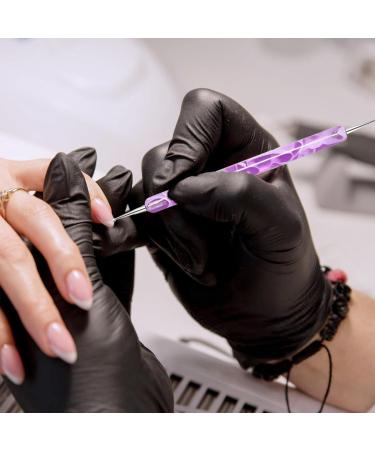 Toseky Nail Liner Brushes | Nail Liner Brush Dotting Pen Double Ended Multifunctional Nail Brushes Miniature Painting Brushes Nail Liner Brush Dotting Pen Purple - Buy Online on SooperMarket.com