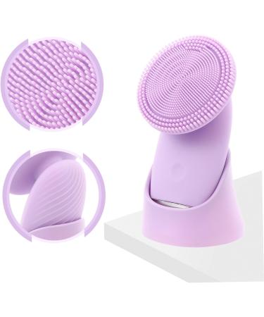 Didiseaon 1pc Facial Cleanser Face Cleansing Brush Cleanser Brush Waterproof Face Brush Deep Cleansing Face Brush Face Cleaning Tool Charging Mode Exfoliating Brush Silica Gel Purple - Buy Online on SooperMarket.com