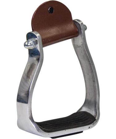 Tahoe Tack Angled Engraved Knee Relief Western Show Stirrups - Comfort and Style for Western Riders - Buy Online on SooperMarket.com