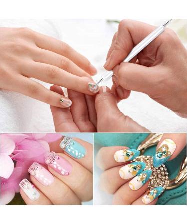 Norhogo 5-Piece Nail Art Tool Set | Double-Sided Embossing & Puncture Pens for DIY Nail Design | International Shipping Available - Buy Online on SooperMarket.com