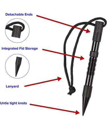 Paracord Planet 12 PC Stainless Steel FID Set for Paracord Work - DIY - Buy Online on SooperMarket.com