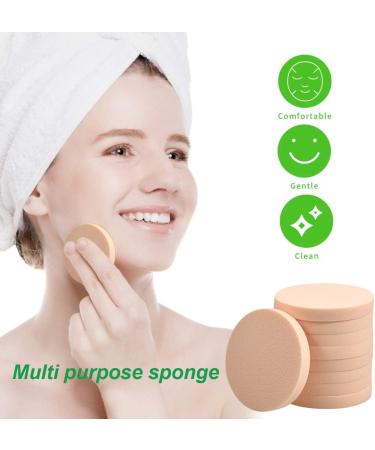 Jinlaili 12Pack Complexion Makeup Sponge Round Sponge Puff for Liquid Foundation Face Paint Sponge Set Sponges Puff Dry Wet Dual-Use for Flawless Fluid Foundation Creams Powders - Buy Online on SooperMarket.com