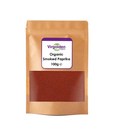 Organic Smoked Paprika Powder 100g by Virgolden Organic