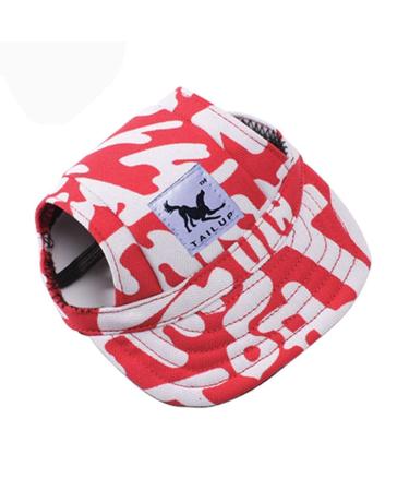 EGURS DOUS BASSEBALL HATES PEACE SUNBONNET SONNECTION DOUP Dog Hut For Small Medium and Large Dogs and Cats Red 1 # XL Red 1 # XL