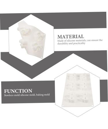 Ciieeo 3pcs Butterfly Fondant Silicone Popsicle Silicone Candy Molds Mini Bow Mold Pastry Molds Supple Cookie Mold Ice Cream Moulds Silicone Cakesicle Molds Chocolate Silica Gel Candle 29X17CMx3pcs White2x3pcs - Buy Online on SooperMarket.com