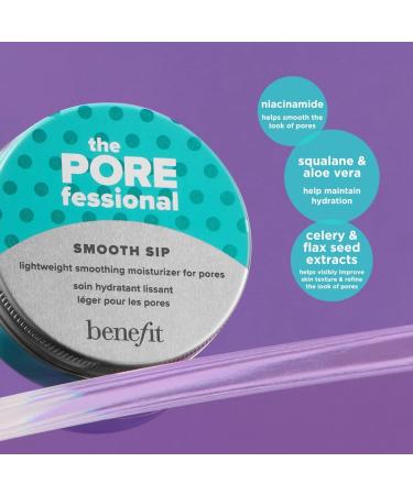 Benefit The Porefessional Smooth Sip - Lightweight Smoothing Moisturizer for Pores | 1.7 oz | International Shipping Available - Buy Online on SooperMarket.com