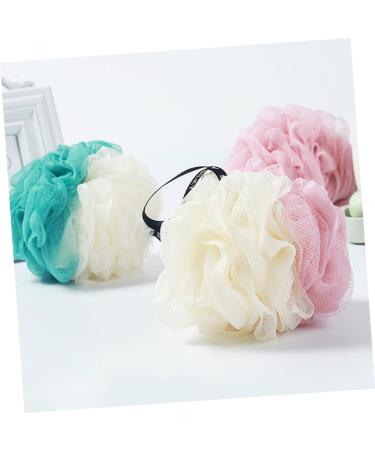 Angoily Shower Ball Mesh Sponge - 2pcs Large Bath Pouf for Women | International Shipping Available - Buy Online on SooperMarket.com