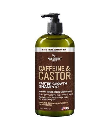 Hair Chemist Caffeine & Castor Shampoo & Conditioner Set - 33.8 oz | International Shipping Available - Buy Online on SooperMarket.com