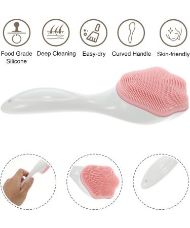 SHANPIN Handheld Silicone Face Scrubber Exfoliator - Soft Facial Cleansing Brush & Blackhead Remover (2 Pcs) - Waterproof Skincare Tool - Buy Online on SooperMarket.com