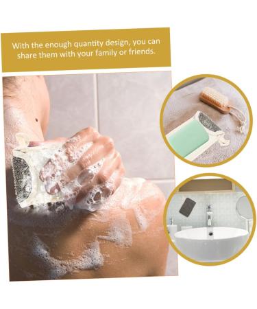 Baluue 16 Pcs Black Linen Soap Bag Foaming Soap Shower Foaming Bag Soap Pouch Cotton Soap Bags Flax - Buy Online on SooperMarket.com