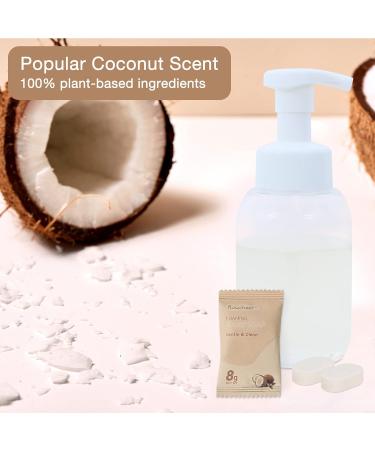 FlowCheer Coconut Foaming Hand Soap Tablet Refills - 12 Pack for 132 fl oz - Soap Fragrance Tablets for Foaming Dispenser - Buy Online on SooperMarket.com