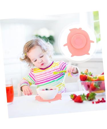 Hohopeti Suction Cup Mat - Kids Placemat for Toddlers and Babies - Pink 11.5X10.5cm - Buy Online on SooperMarket.com