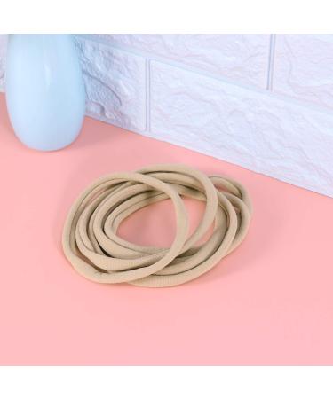 20pcs Seamless Elastic Nylon Headbands for Babies | Khaki Hair Accessories - International Shipping Available - Buy Online on SooperMarket.com