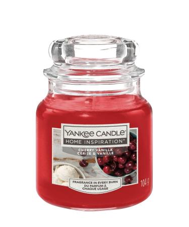 YANKEE CANDLE Cherry Vanilla Fragrance in Every Burn 104G Candle