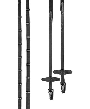 Shop Sunride English Combined Bridle Berlin with Reins - Soft Real Leather Adjustable & Anatomical for Ponies - Black - Buy Online on SooperMarket.com