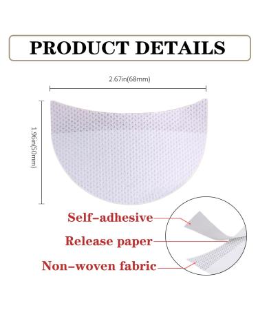 TULOBI 200 Pcs Eyeshadow Shields - Professional Lint-Free Under Eye Pads for Makeup Residue Prevention (Pack of 1) - Buy Online on SooperMarket.com