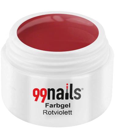 99nails Color Gel - Red Violet 1 pack (1 x 5 ml)