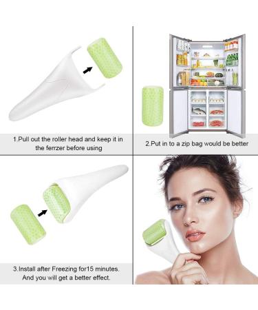 BFASU Ice Roller for Face & Eye Puffiness Relief | Facial Massager for Migraine & Headaches | Anti Wrinkle Skin Care Product - Buy Online on SooperMarket.com