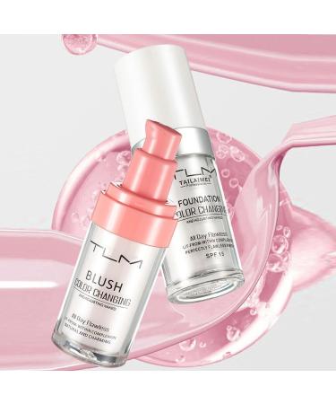 twcrvil Smooth And Silky Liquid Foundation Long-lasting Makeup Covers Imperfections Warm Powder Blusher Liquid Foundation - Buy Online on SooperMarket.com