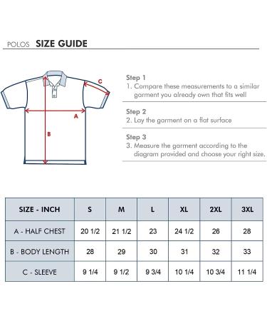 Men's White Dry Fit Performance Golf Polo Shirt - Large - Buy Online on SooperMarket.com