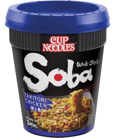 CNMART Nissin Soba Cup Mixed Assorted Flavours (12 Cups) - Buy Online on SooperMarket.com