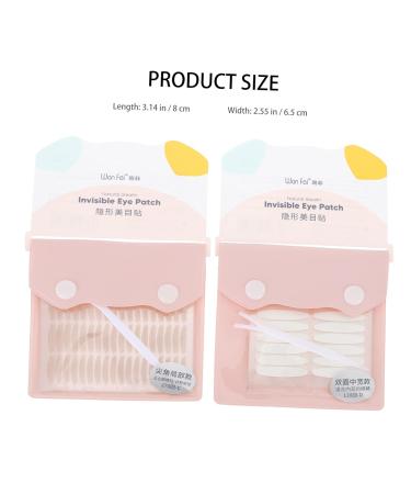 2 Lace Double Eyelid Stickers - Invisible Eye Tape Makeup Kit for Natural Look | Comfortable Eyelid Patches for Girls - Buy Online on SooperMarket.com
