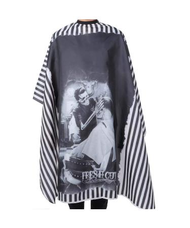 Multifunctional hairdressing cloak haircut hairdresser black waterproof hair cutting apron wrap wrap protect for hair styling cuts and colors home barber shop
