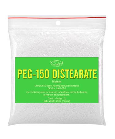 PEG-150 DISTEARATE - for Homemade Cosmetics - Thickener - Shampoo Shower & Bath Preparations - 7.06 oz