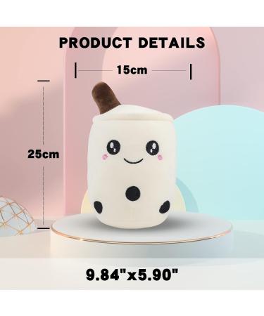 Anboor Bubble Tea Plush Pillow 25cm - Soft Boba Stuffy Toy for Kids - Cute Stuffed Animals Gift - Buy Online on SooperMarket.com