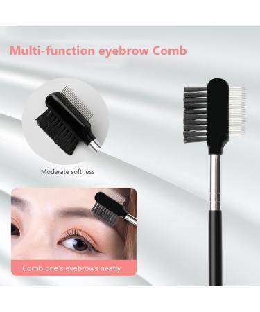 Eyelash Separator Tool 2in1 Eyelash Comb Kit Eyelash Brush Eyebrow Brush Lash Comb for Eye Makeup Accessory 3PCS Eyelash Comb Kit - Buy Online on SooperMarket.com