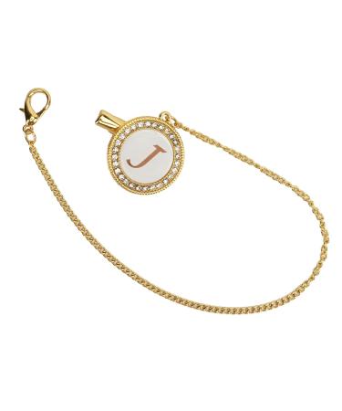 Gold Baby Pacifier Set - Rhinestone Covered Lightweight Pacifier for 6-18 Months (Letter J) | Perfect for Home Use - Buy Online on SooperMarket.com