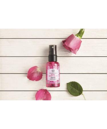 The Body Shop Rose Dewy Glow Face Mist 60ml | Hydrating Facial Spray - Buy Online on SooperMarket.com