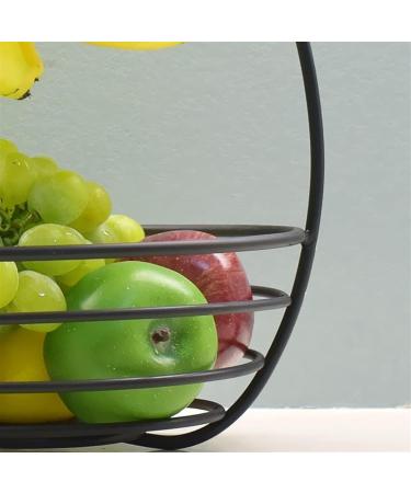 Kitchen Countertop Fruit Rack Fruit Basket Fruit Basket Bowl Wire Fruit Basket with Banana Hanger Fruit Bowl for Kitchen Countertop Storage Banana Holder with Fruit Storage Fruit Trays (Color : A) - Buy Online on SooperMarket.com