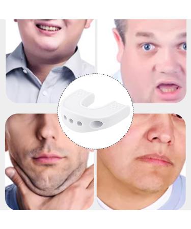 Jaw Exerciser for Men - U-Shaped Jawline Exerciser Jawline Trainer Jaw Strengthener Jaw Sculpting Tool with Storage Box for Adults White - Buy Online on SooperMarket.com