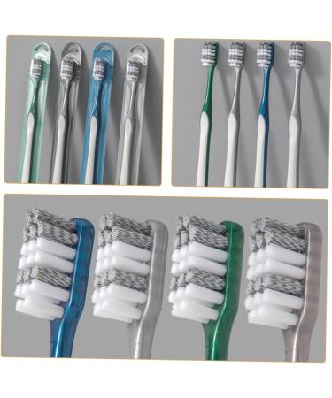 Eco-Friendly Kombiiuda Manual Toothbrush Set - 4 Reusable Men's Travel Brushes for Camping & Home - Buy Online on SooperMarket.com