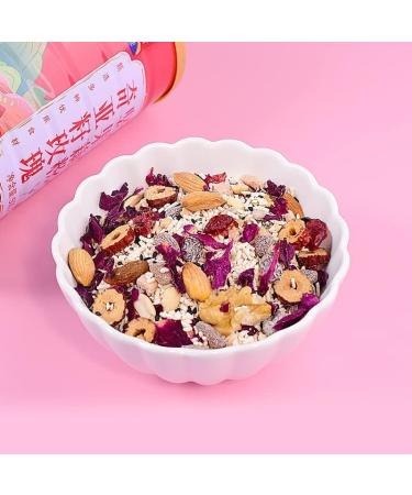 Rose Chia Nut Lotus Root Soup 500g/can Brewed Nut Lotus Root Soup Nutritious Breakfast Substitute Porridge Delicious and Convenient Lotus Root Soup (5 can) Rose 5 can - Buy Online on SooperMarket.com