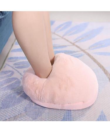 Akozon Foot Warmer for Women - USB Electric Heat Slippers & Cushions for Winter Office Comfort (Gray/Pink) - Buy Online on SooperMarket.com