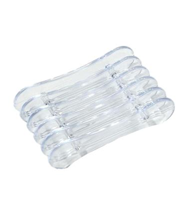 Harilla Nail Art Brush Holder Brushes Rack Portable Nail Art Pen Rest Brush Display Stand for Gel Brush Drawing Pens Nail Art Tool transparent