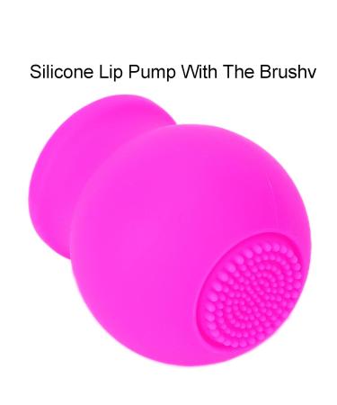 Instant Lip Plumper Tool - Selban Supplement for Fuller Lips | Large Round Enlarger | Pink Lip Enhancement Kit - Buy Online on SooperMarket.com